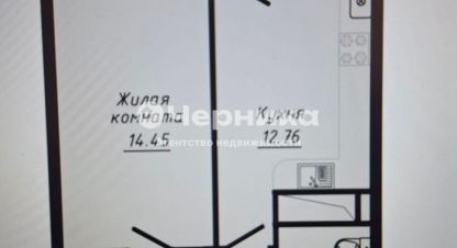 Продам квартиру 1 комнатную с общей площадью 41.05м2, 6/9 эт., на улице Фоменко 1-я линия, г. Кисловодск, Ставропольский край, Россия, агентство АН Черника. Фотография №1