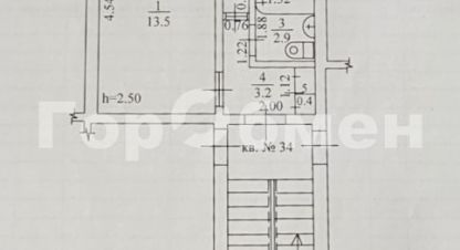 Купить квартиру 1 комнатную, 31.8 кв. м., Россия, г. Сочи. Фотография №9