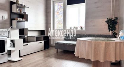 Купить квартиру, 21 кв. м. Фотография №1 Продам квартиру с общей площадью 21м2, 10/18 эт., на улице Ленинградская всеволожский мурино авиаторов балтики, Всеволожский район, г. Мурино, Ленинградская обл., Россия, агентство Александр-Недвижимость. Фотография №1