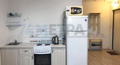 Снять квартиру 1 комнатную, 26 кв. м. Фотография №1 Сдам квартиру 1 комнатную с общей площадью 26м2, 4/18 эт., на улице Овчинникова, Советский район район, г. Челябинск, Челябинская обл., Россия, агентство 74 метра. Фотография №1